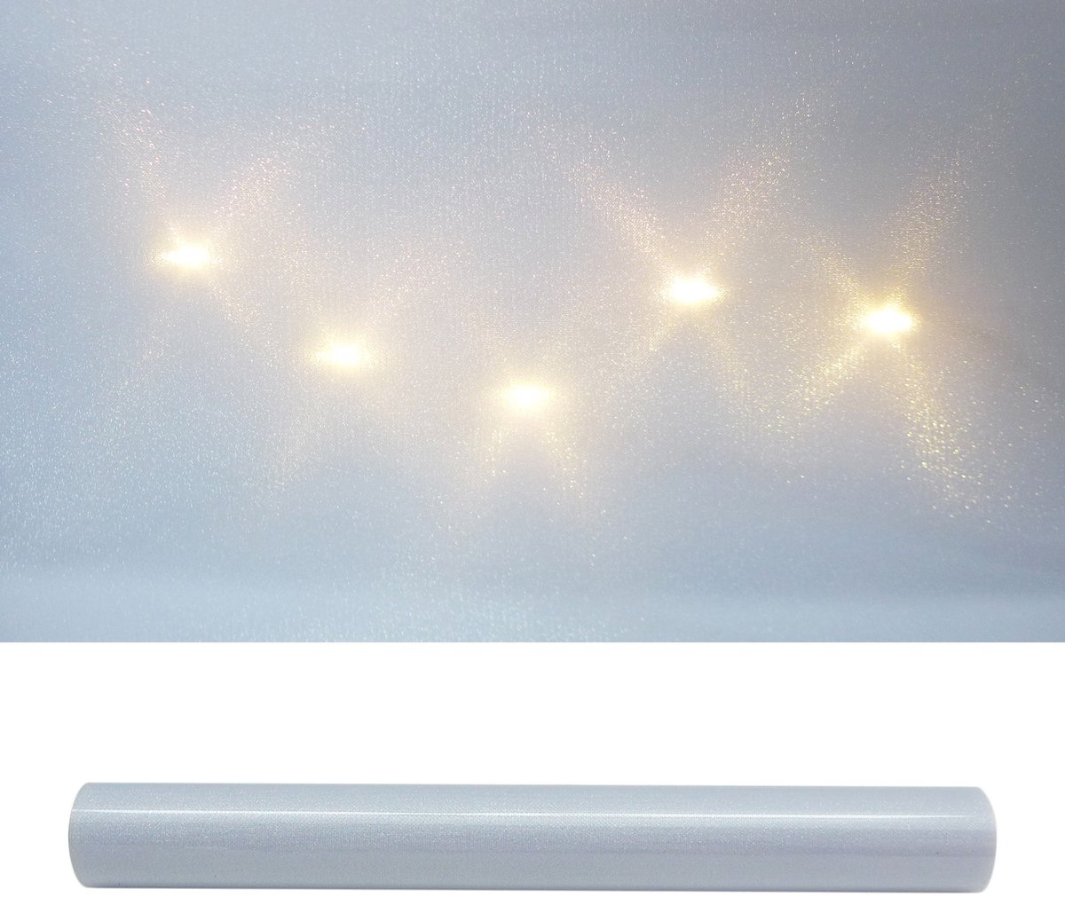 Gasper Creativ home 3D sterrenfolie 33 x 100 cm met glittereffect