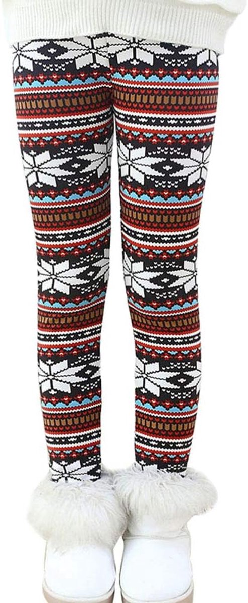 legging voor meisjes winter bedrukte thermische broek dikke panty broek