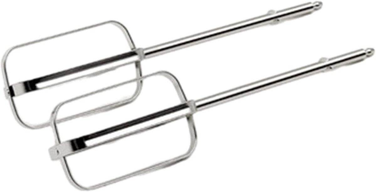 2 stuks handmixers, roestvrijstalen eierklopper, handmixer vervangende kloppers voor Kenwood handmixers accessoires (vier stokjes x 2)