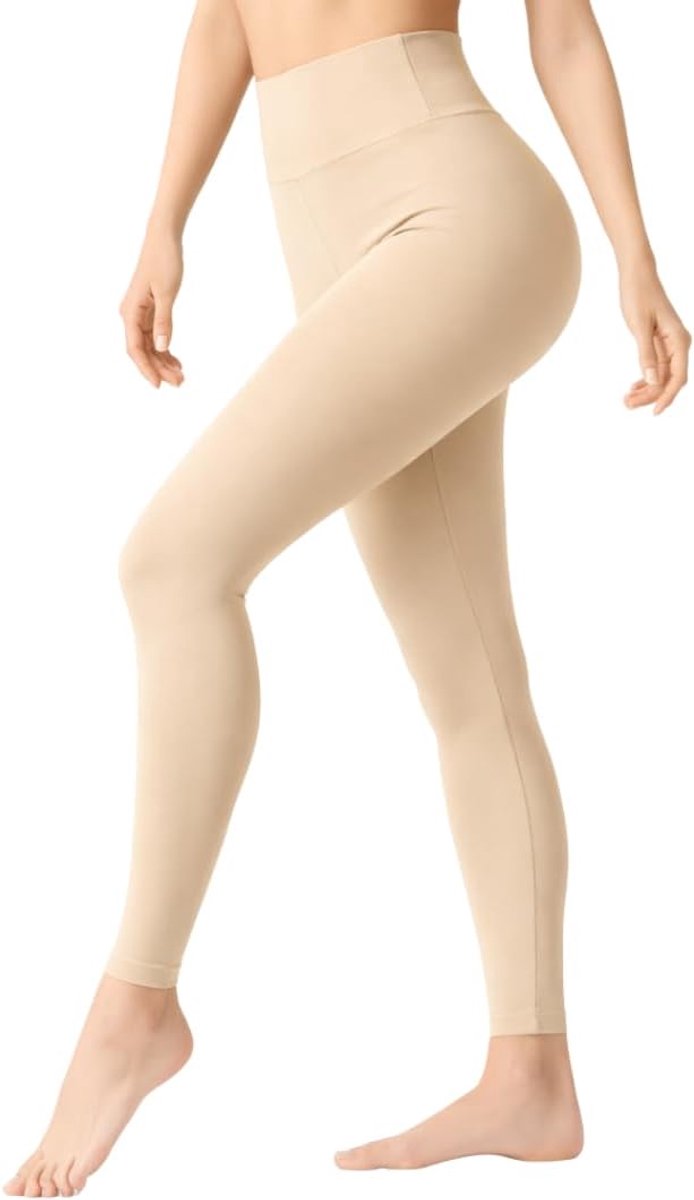 Legging Dames Hoge Taille – Zachte en Rekbare Sportlegging voor Yoga, Fitness en Dagelijks Gebruik