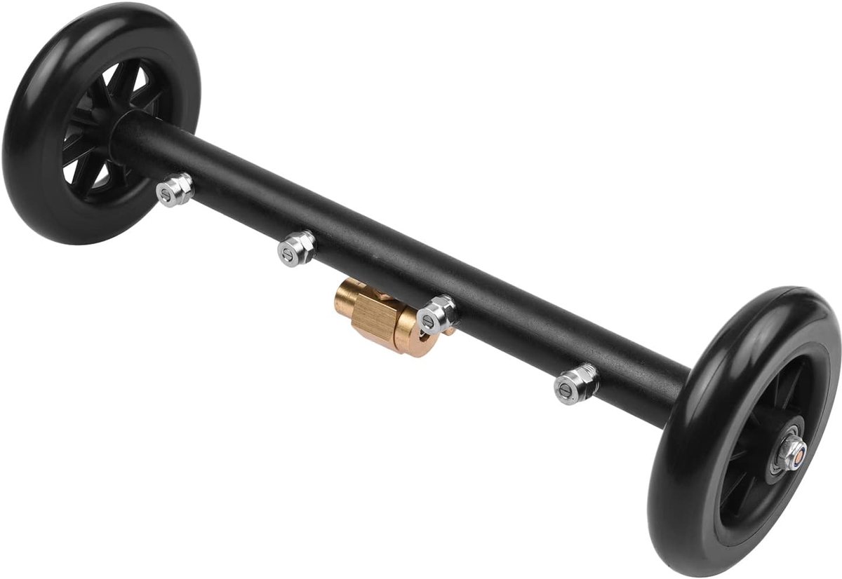 Hogedrukreiniger voor onderstel, 2-in-1, 16 inch reiniger, powerwasher onderstel, waterbezembevestiging, krachtig met brede compatibiliteit, snelle aansluiting voor auto