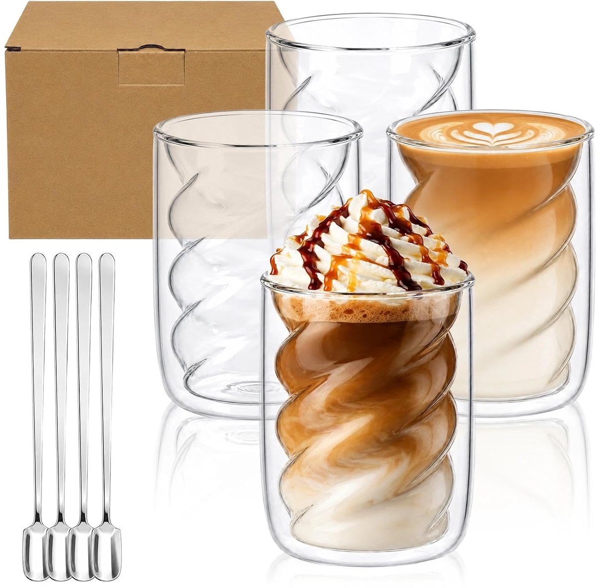 330 ml Espressokopjes, Espressoglazen