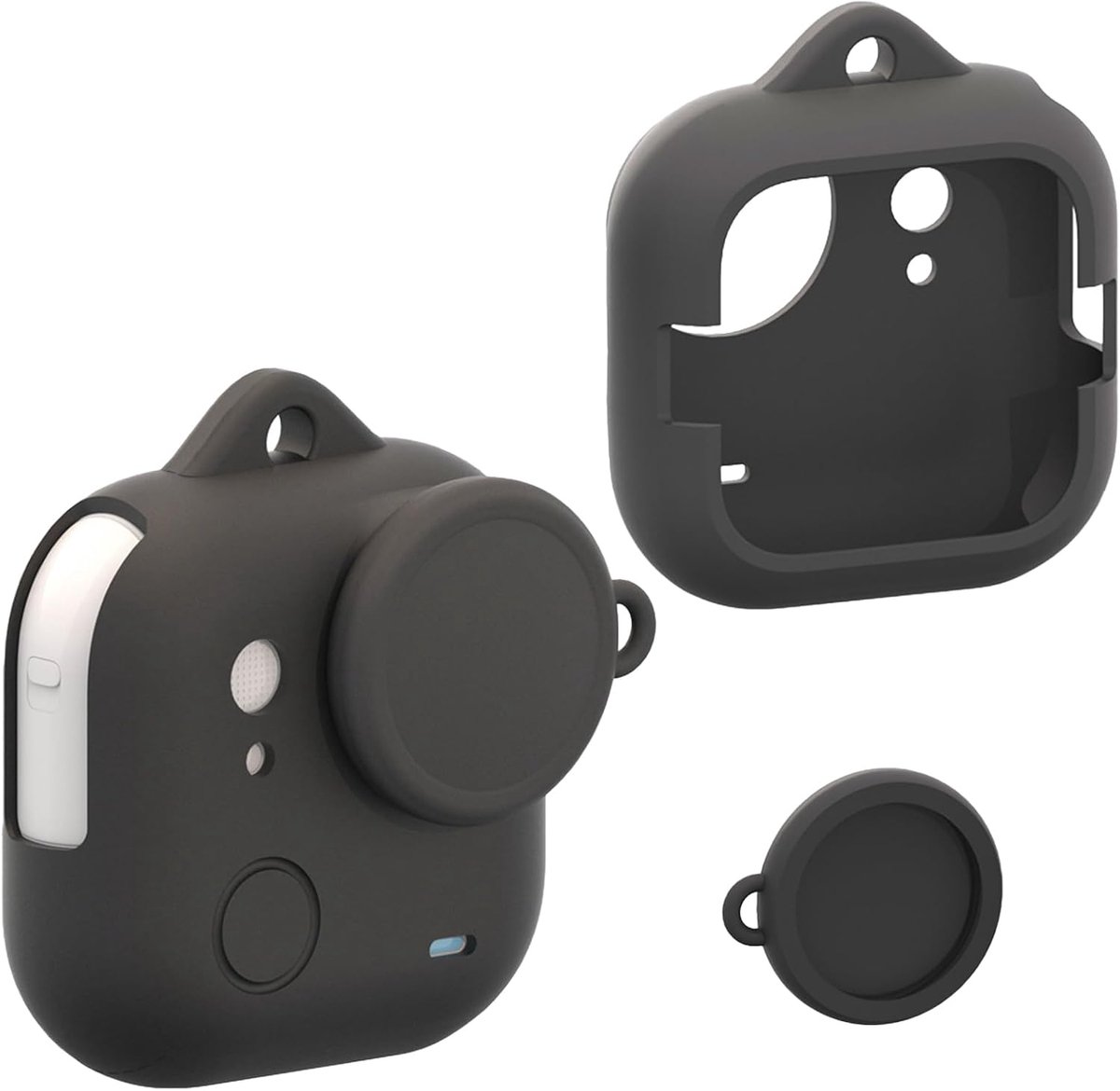 hoes voor Insta360 Go Ultra camerabehuizing, zachte siliconen beschermhoes voor Insta 360 Go Ultra, lensbescherming, standalone camera-accessoires, krasbestendig, stofdicht