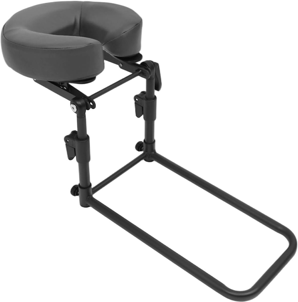 Gezichtskussen, verstelbare massage hoofdsteun voor gezicht, wieg voor massagetafel, U-vormig kussen, comfort, beauty, spa, hoofdsteun, bed, gezicht, wieg, grijs