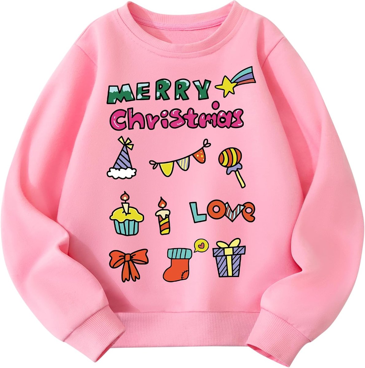 Sweatshirt Jongens en Meisjes Christmas Sweater Kids Katoen Kerst Kleding voor Kinderen Leeftijd 2-7 Jaar