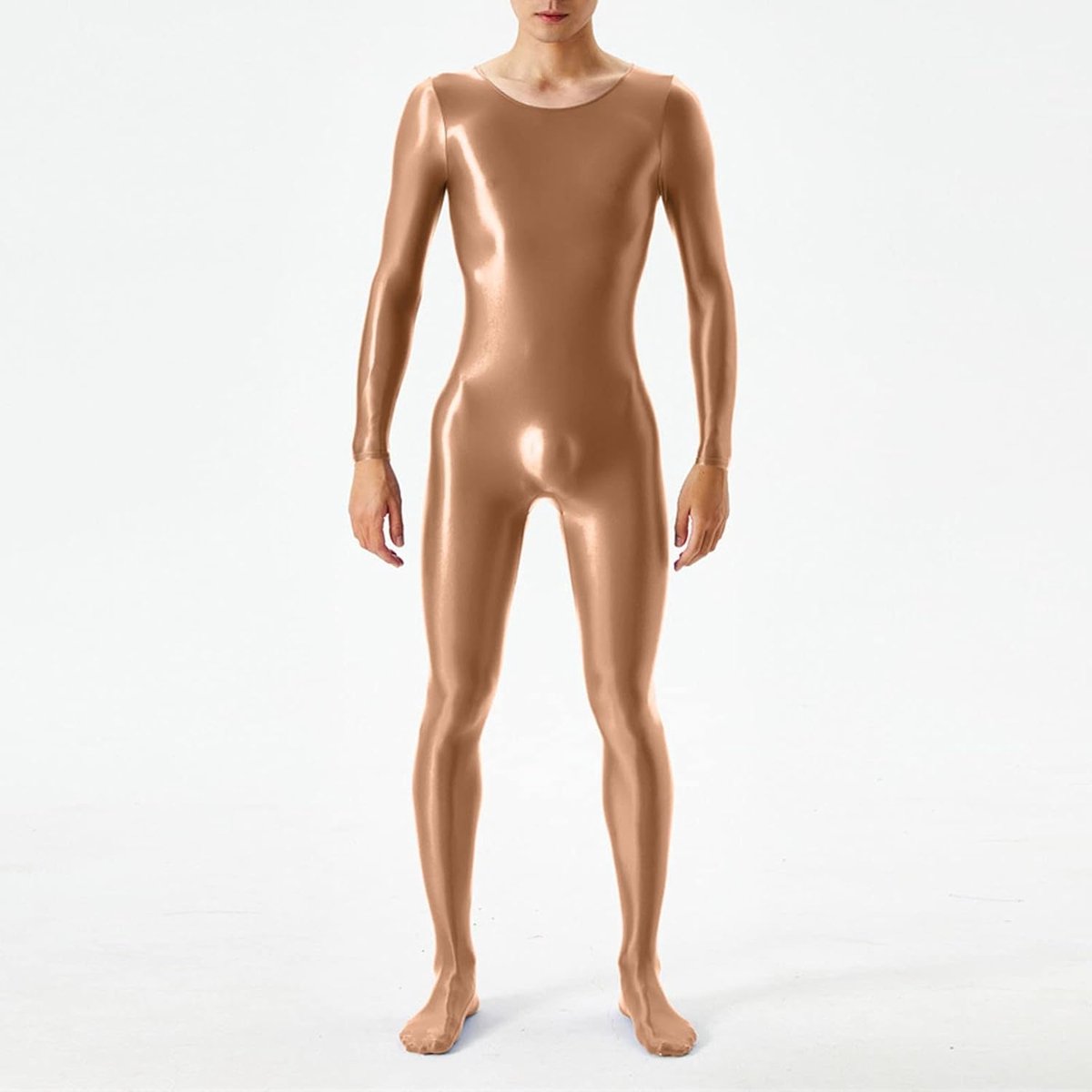 Glanzend pak voor heren, sexy, zijdeachtige, transparante broek en vest, pak, bodybuilding.
