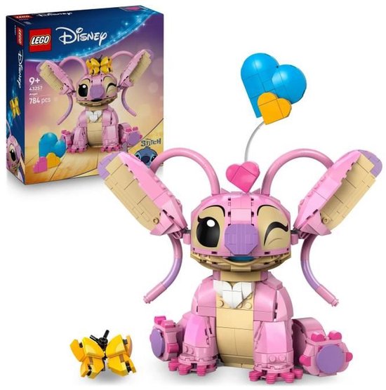 LEGO Disney Angel uit doos met vlinder en hartjesballonnen. 784 onderdelen.