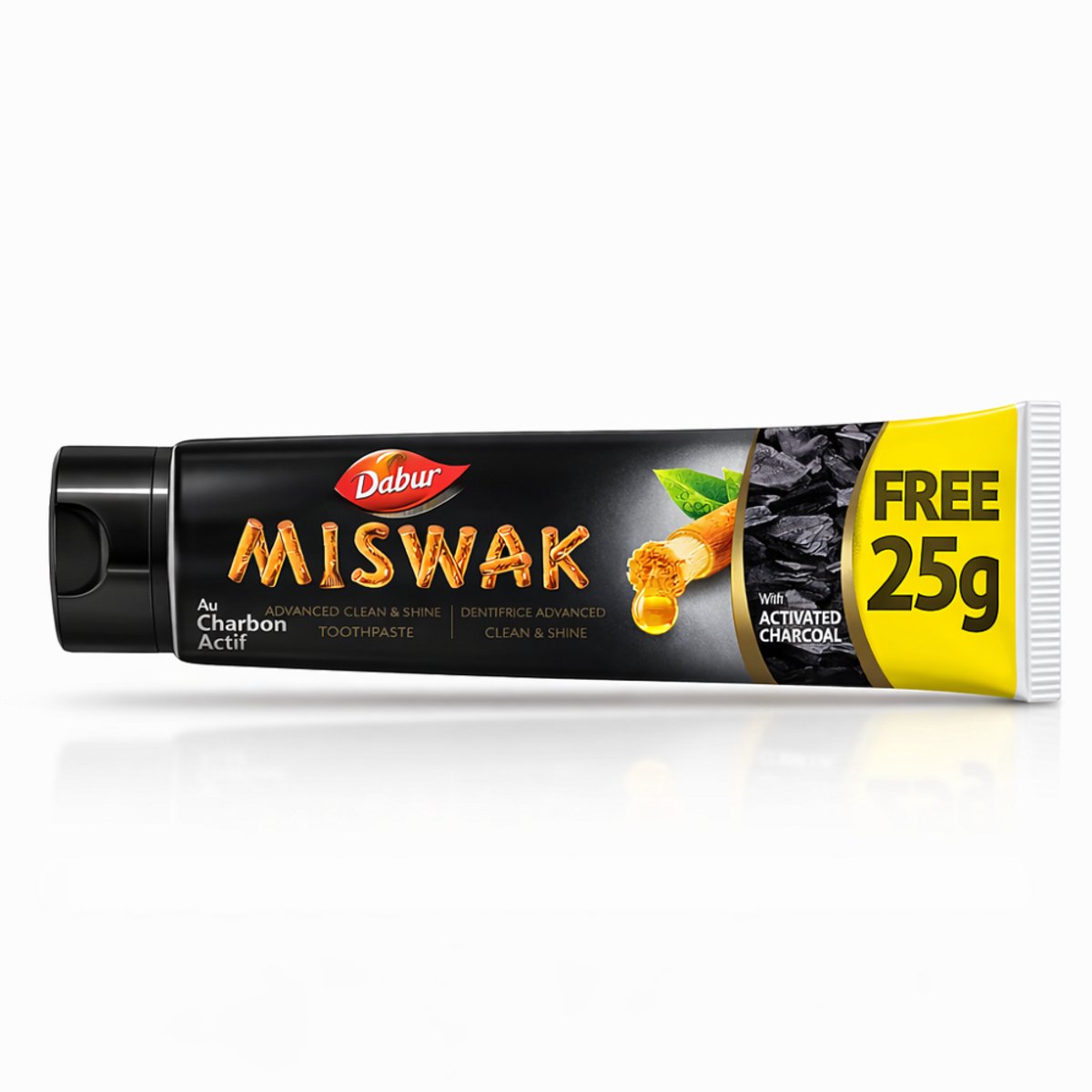 Dabur - Miswak Tandpasta met Actieve Kool 50g+25g