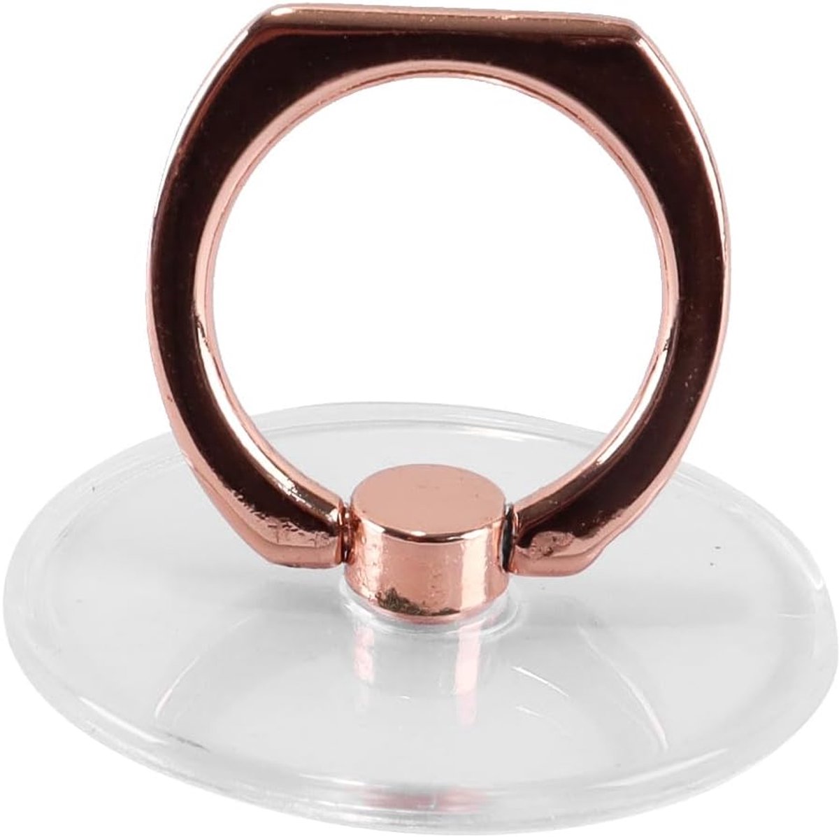 telefoonhouder, universele ringgesp, rond, voor verschillende mobiele telefoons (roségoud)
