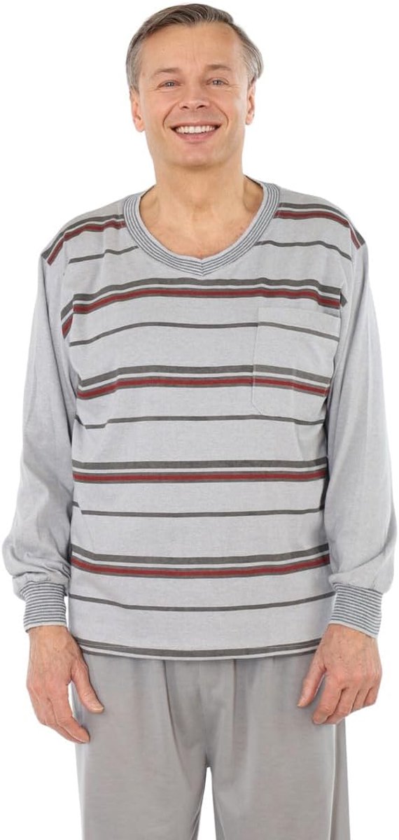 Pyjama voor heren, korte mouwen en lange mouwen, maat M tot XXXL