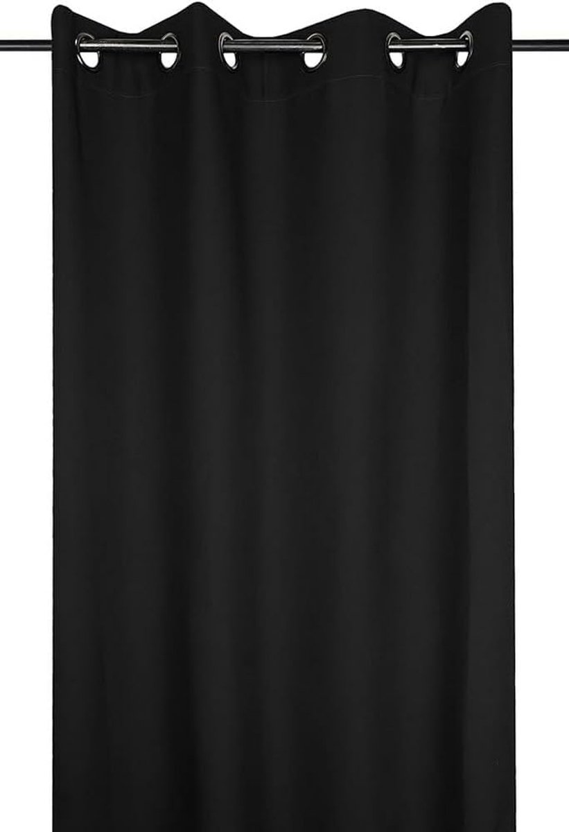 – gordijn – model Nelson – zwart – 135 x 180 cm – 100% polyester