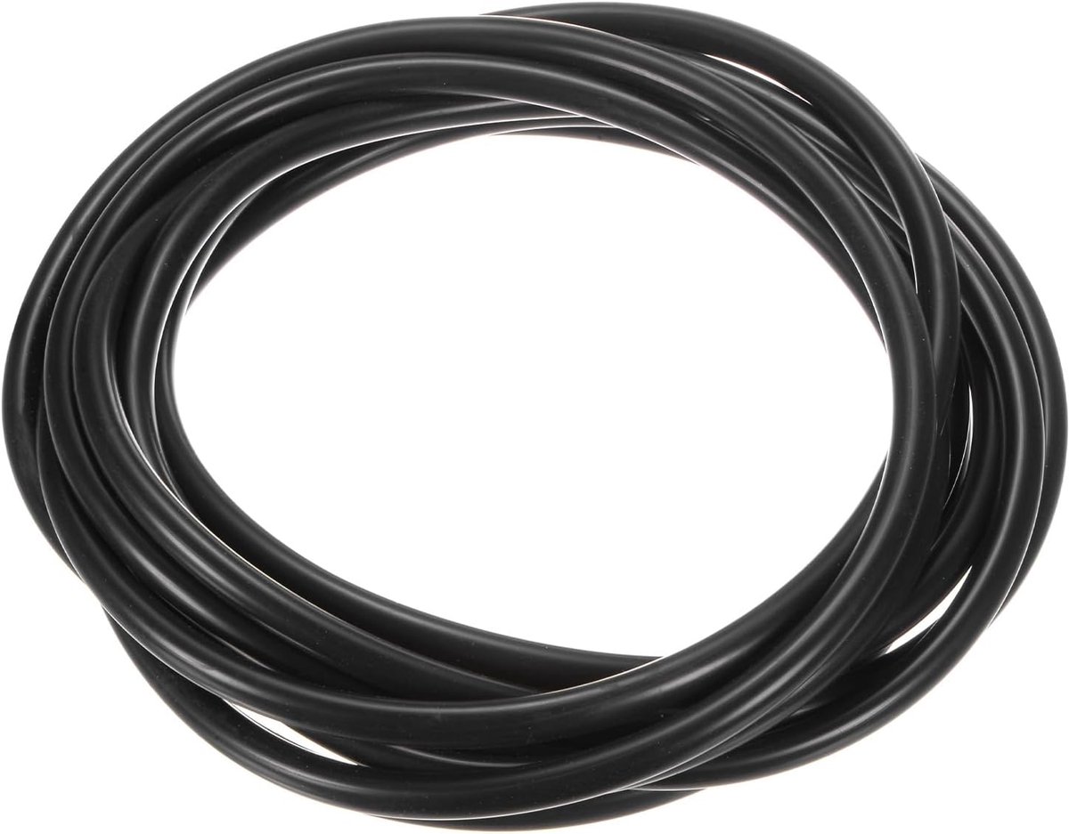Siliconen slang, 1/4 inch [6 mm] ID x 5/16 inch [8 mm] OD flexibele siliconen rubberen buis, 16 voet hoge temperatuur waterluchtslang pijp voor pomp/vloeistofoverdracht, brouwen/aquaponics