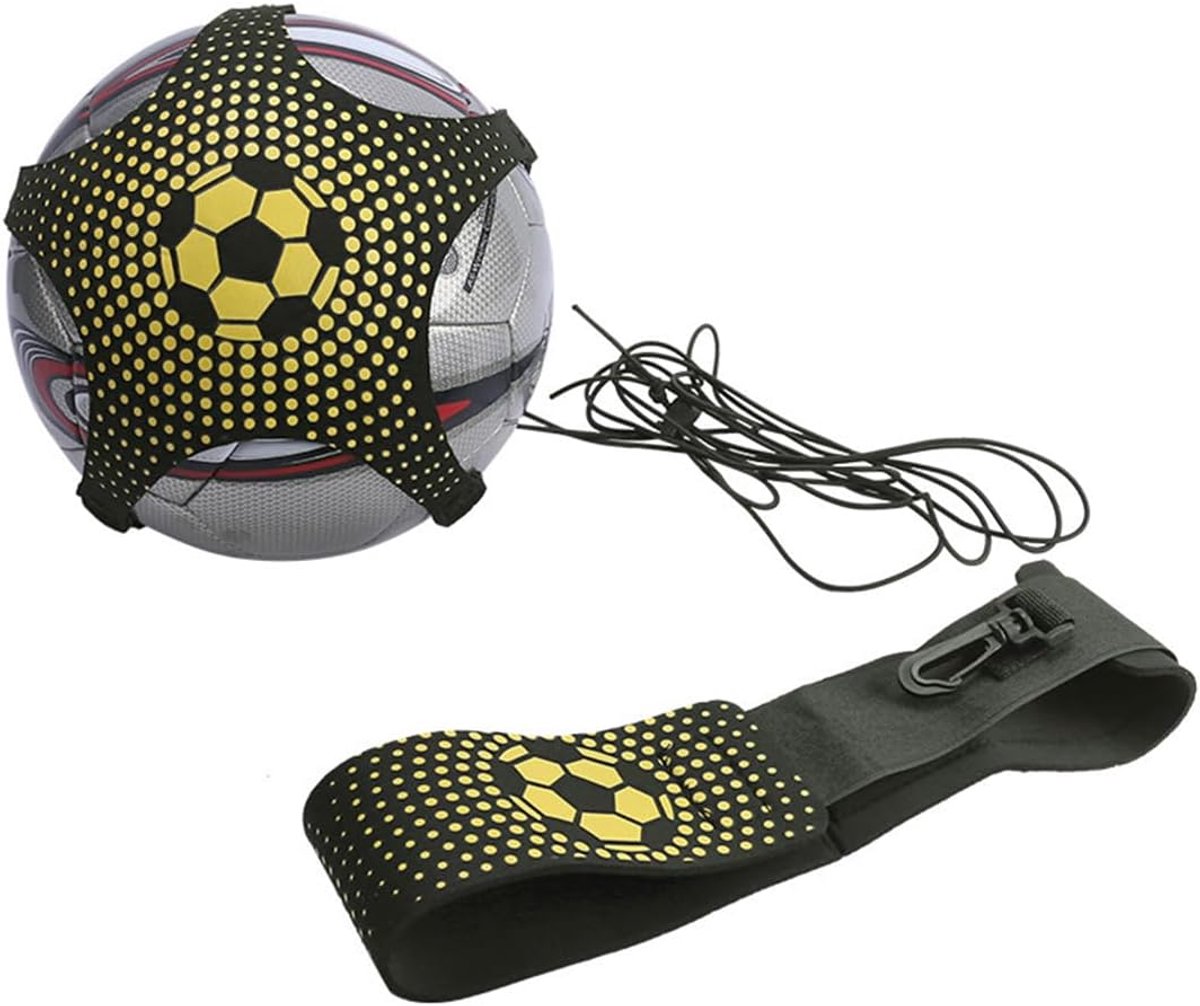 Training Verstelbare Riem 5 Klauw Stof Voetbal Volleybal Rugby Trainer voor Kinderen en Volwassenen Beginners Voetbal Kind Geschikt voor Ballen Maat 3, 4, 5