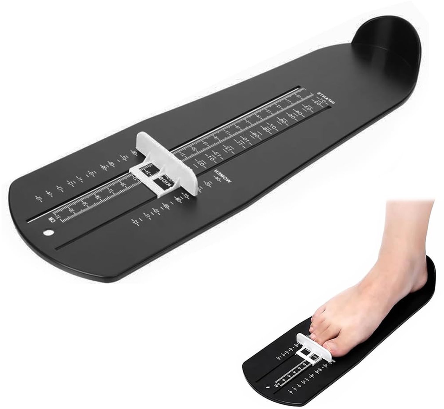 Voetmeter voor volwassenen - meetliniaal - ideaal voor thuisgebruik - Vemera