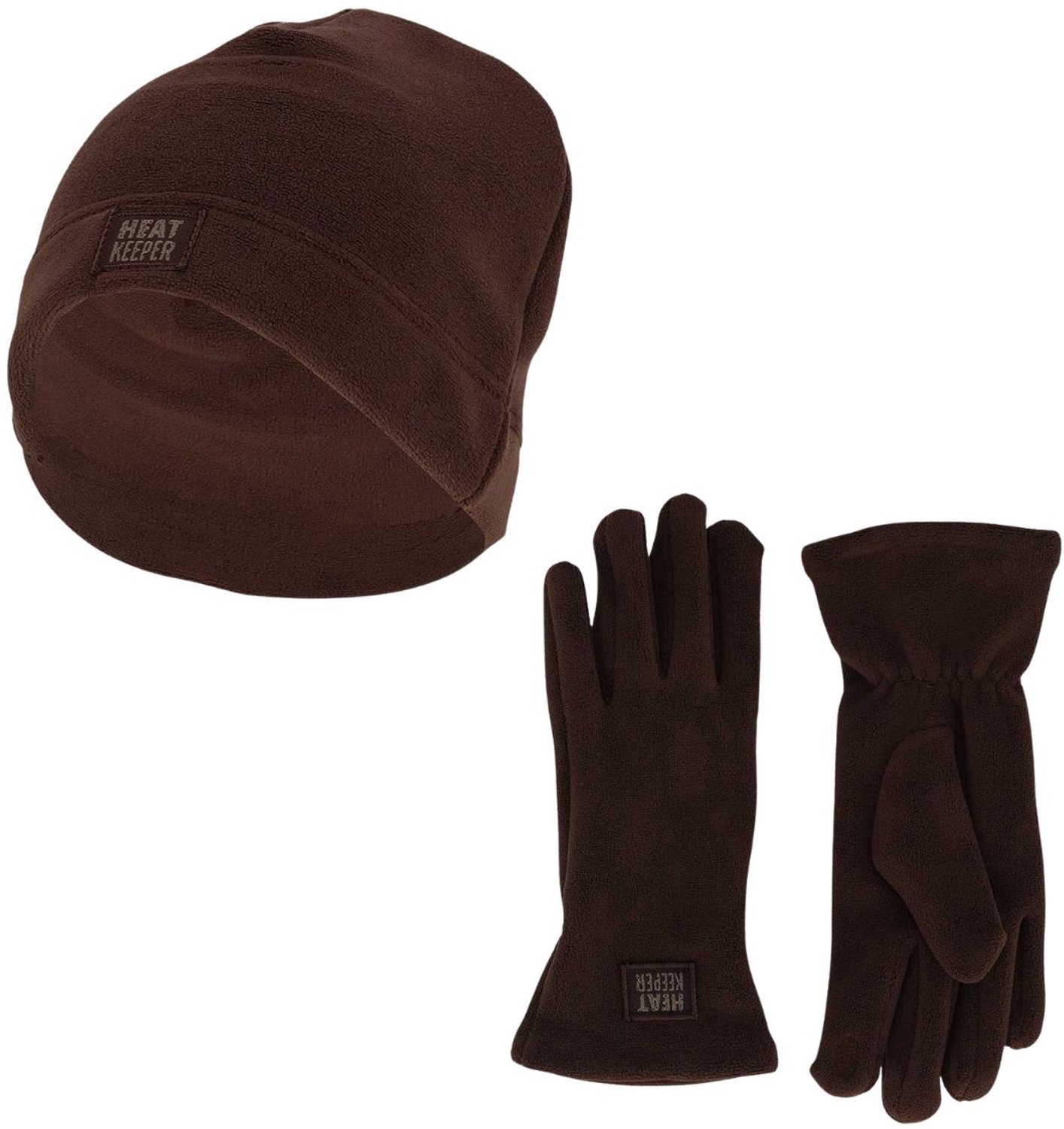 Heatkeeper Dames Winter Thermo Set - Fleece - Muts + Handschoenen - Bruin - One Size