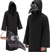 Springos Halloweenkostuum - Scream - Verkleedkleding - Halloween - Pestdokter - 2-Delig - L/XL