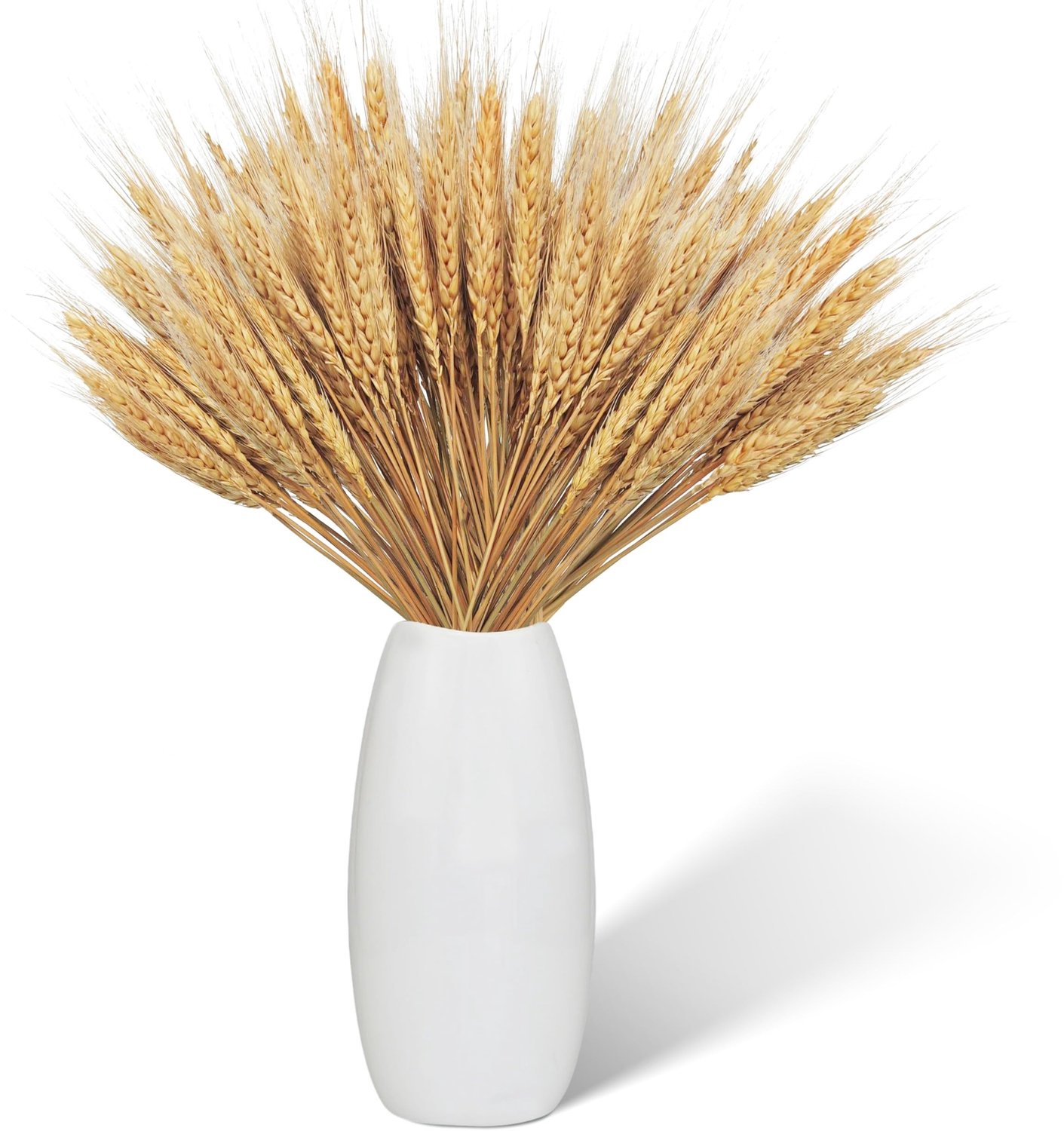 Famanu Natuurlijke gedroogde tarwebundel van 43 cm voor decoratie en bloemkunst
