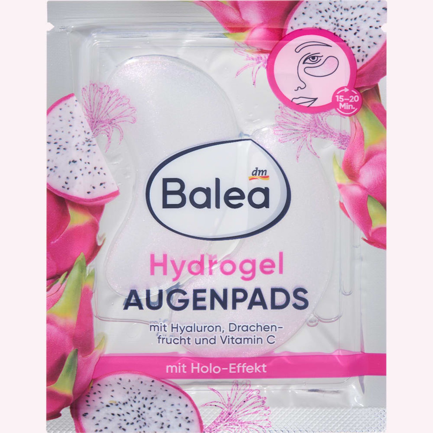 Balea oogpads hydrogel Holo, 1 paar