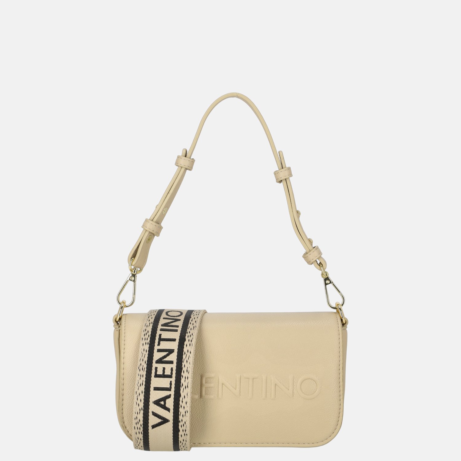 Valentino Bianka Crossbody Schoudertas beige