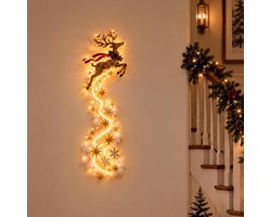 2027 New Christmas Magic Trail Wall Light, LED Cascading Christmas Wall Decor, Sparkling Cascading Snow Walls Light for Home Office Store Decor, A Little Xmas Magic (D)
