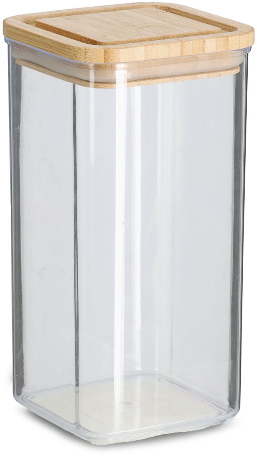 ZELLER - Transparante kunststof container, 1200 ml