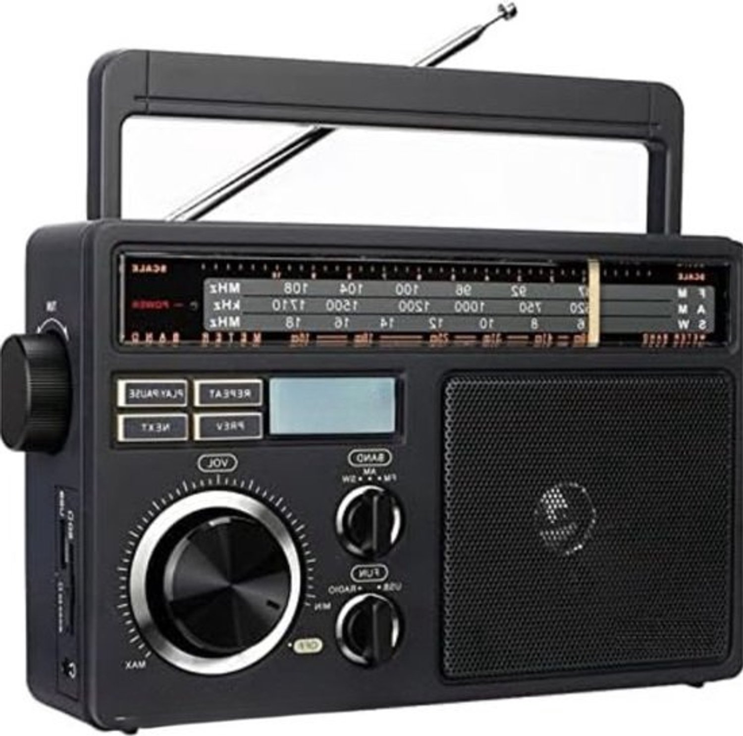 Noodradio - Transistorradio - Batterijgevoede AM/FM-radio voor alle omstandigheden