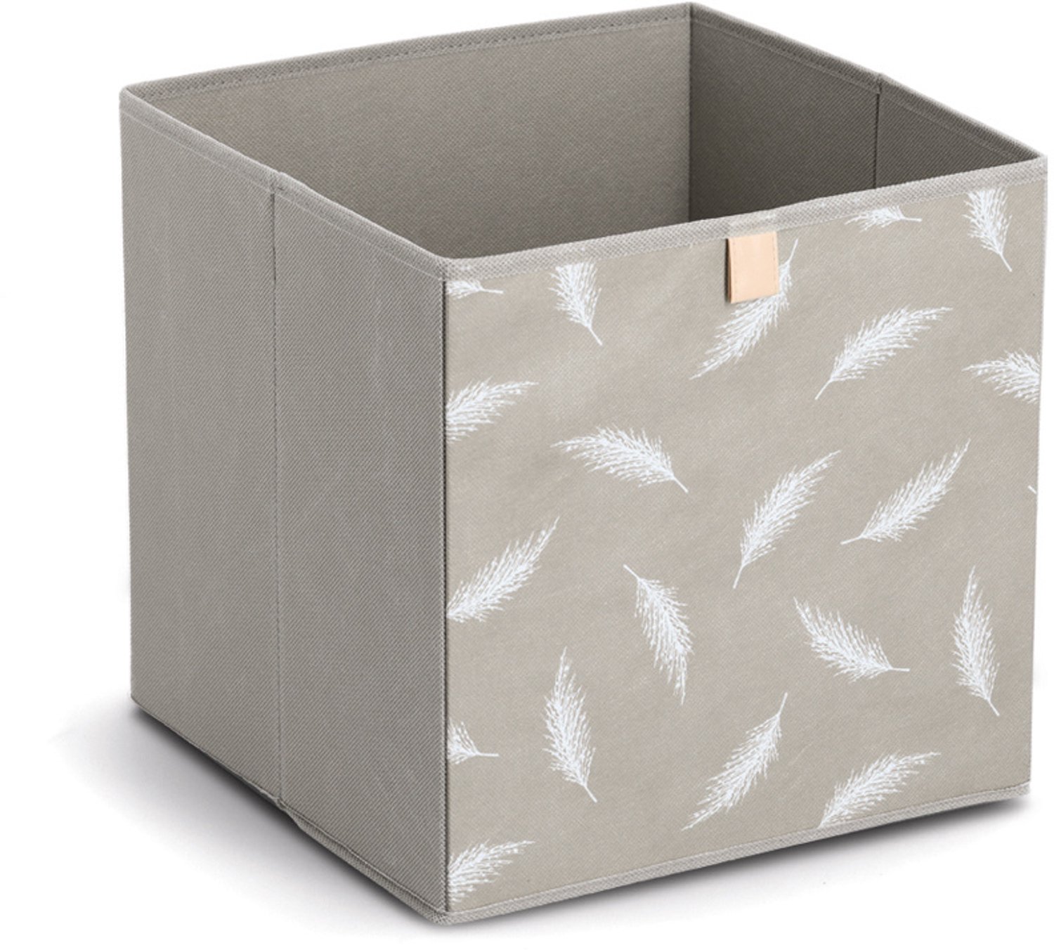 ZELLER - NATURE BOX opbergdoos, 32 x 32 x 32 cm - grijs