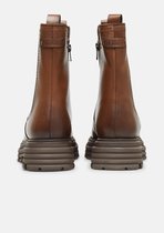 s.Oliver - female - Leren Chelsea-laarzen met elastisch inzetstuk