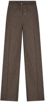 Red Button Broek Claudette Fancy Tweed Srb5103 Mud Dames Maat - W36 X L33