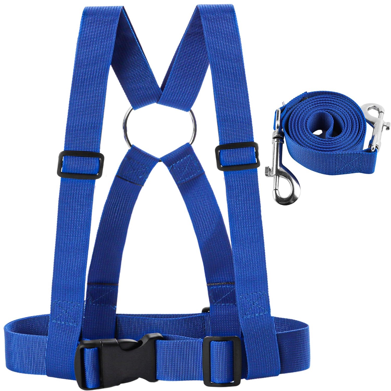 Paardenriem blauw paardenharnas voor kinderen - stevig - comfortabel - ideaal voor leren paardrijden - Vemera