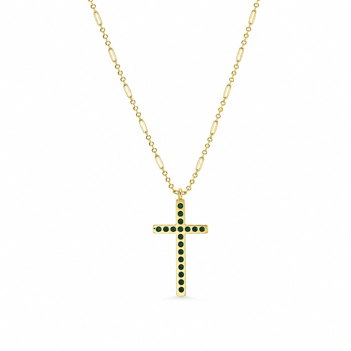 Deja Jewels - Dames ketting met hanger - Goudkleurig edelstaal