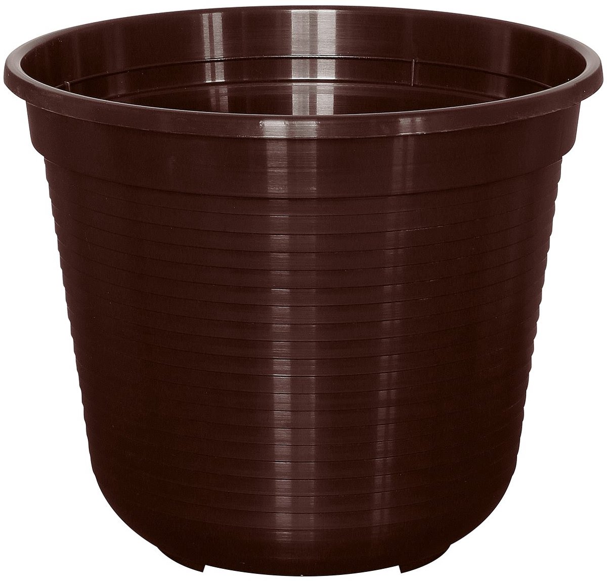 Geli Bloempot STANDARD Bruin Ø 18 cm - Kunststof