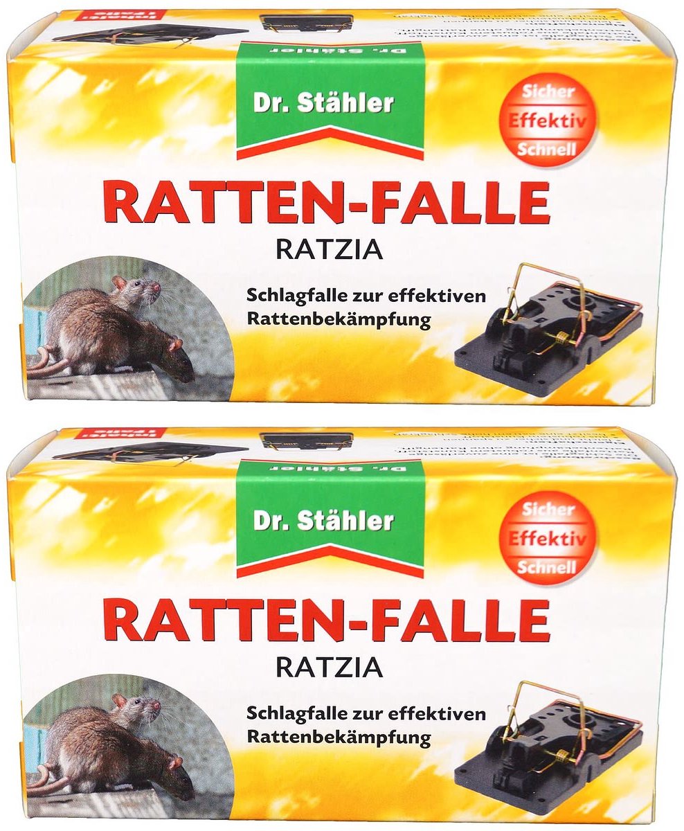 2x Dr. Staehler rattenval Ratzia klapval