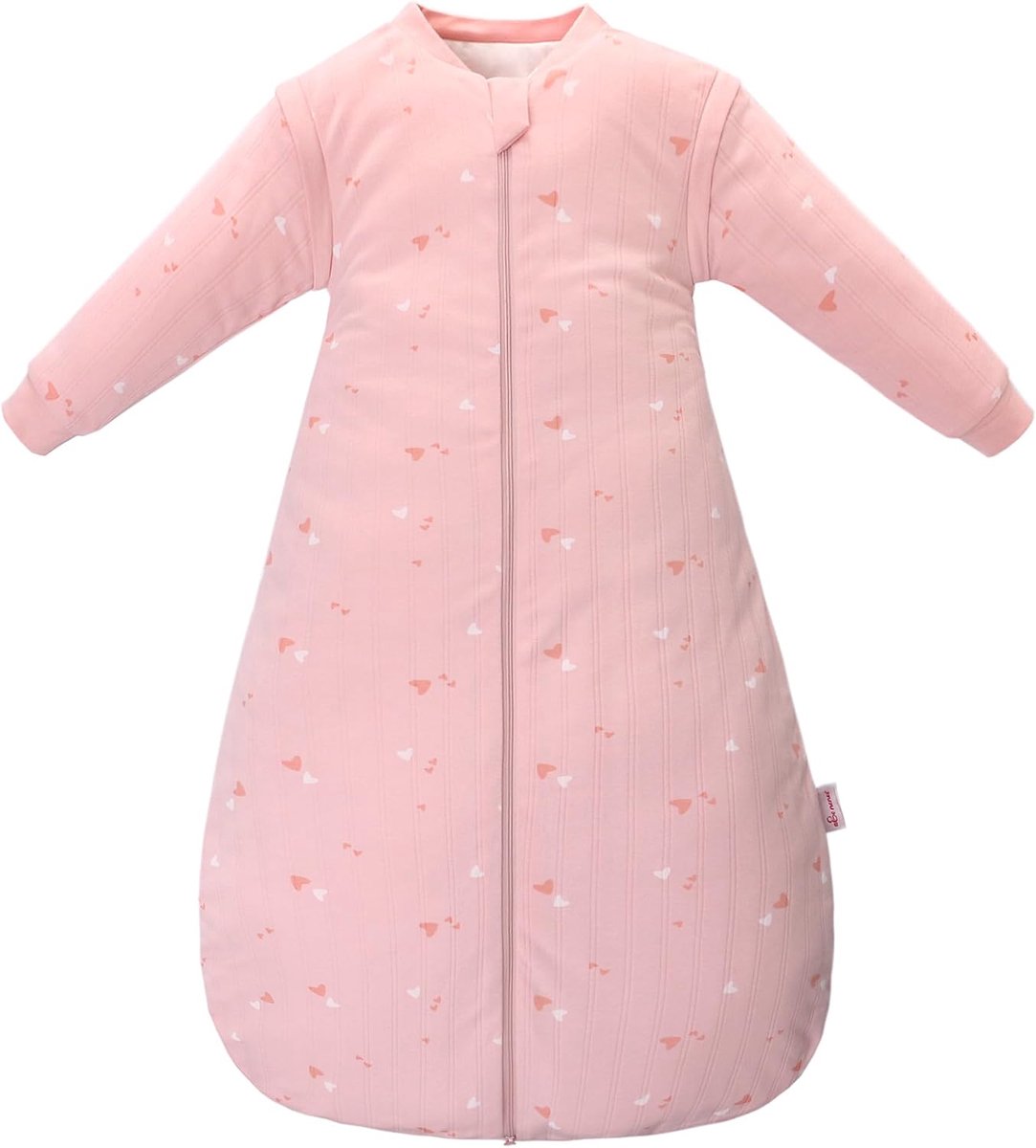 Babyslaapzak 2,5 Tog, baby herfst-winterslaapzak met lange mouwen, 100% katoen, afneembare mouwen - ShopVlot