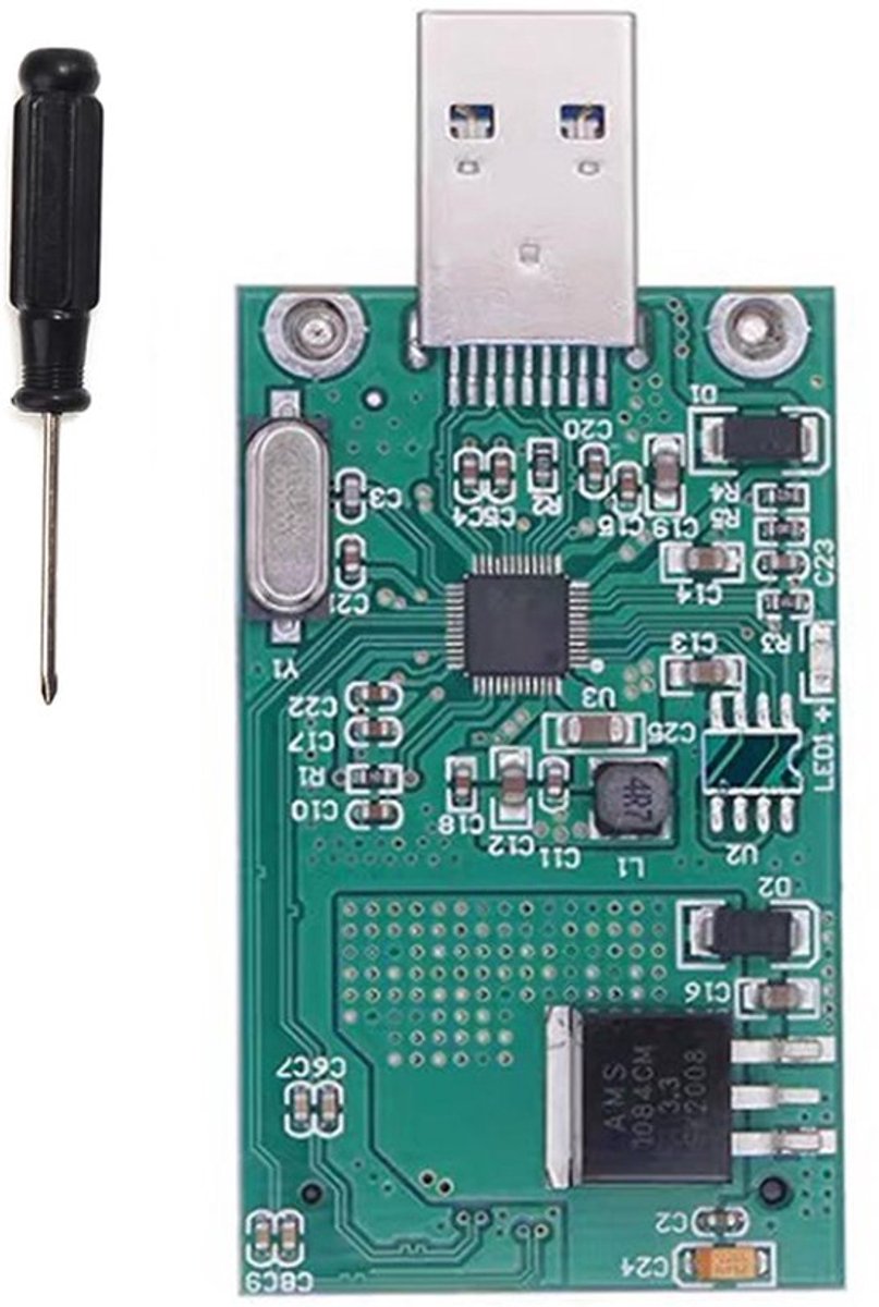 Solidchoice - Dailygoody - mSATA naar USB 3.0 Adapter - Draagbare SSD Lezer
