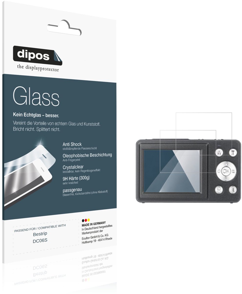 dipos – 2x Pantserfolie geschikt voor Bestrip DC06S | 9H Screenprotector