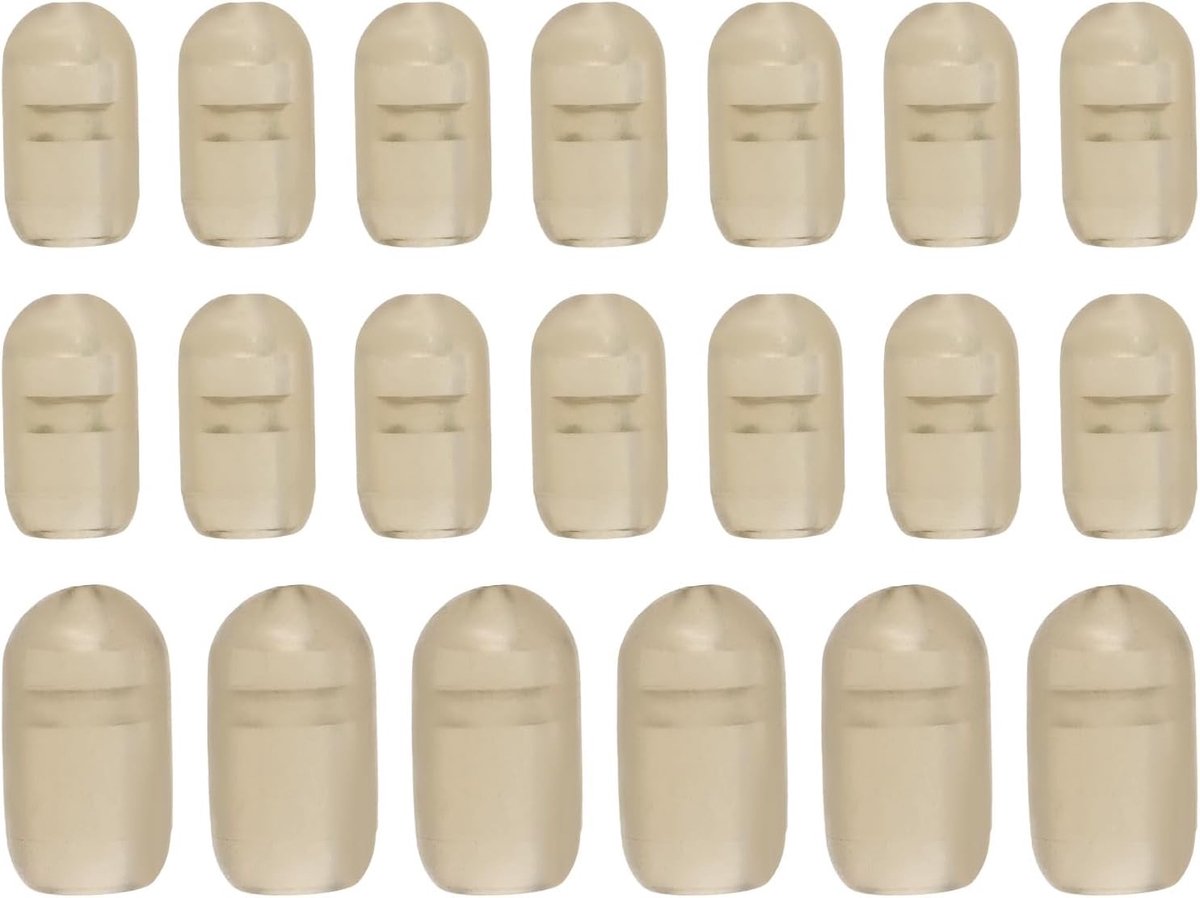 100 Stuks Karpervissen Swivel Stop Parels voor Voeder, Coarse Spinner en Vissersaccessoires Kit (5x9mm, 4x7mm)