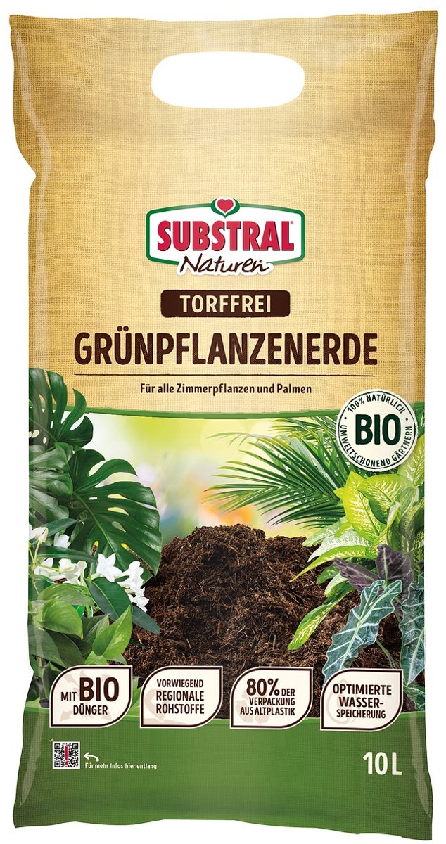 Substral Naturen Groene Planten Aarde Turfvrij 10 Liter