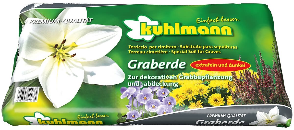 Kuhlmann Grafaarde voor decoratieve grafbeplanting en afdekking 20L