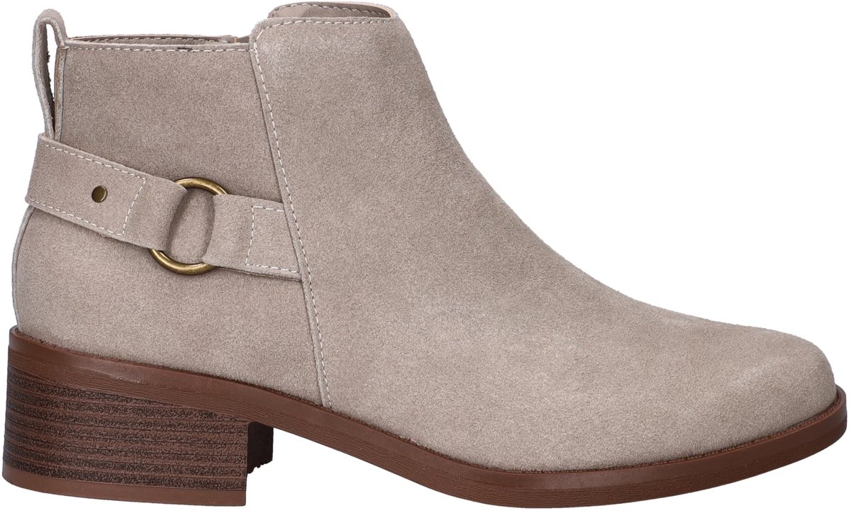Skechers Wander Luxe dames enkellaars - Taupe - Maat 38