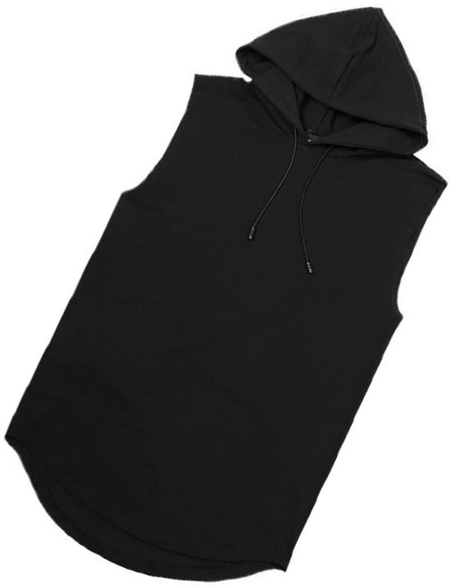 Allecto Mouwloze Herenhoodie Huidvriendelijk Zacht Polyester Training Niet Beschikbaar
