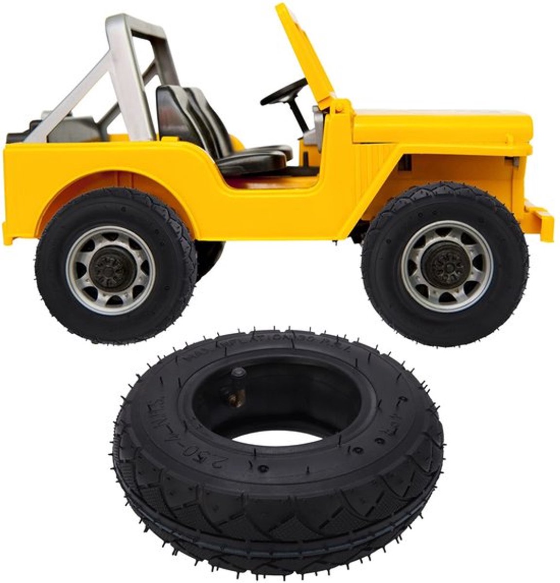 Dailygoody - Binnenbuisset - Butylrubber - Antislip Profiel - 2.50-4 formaat