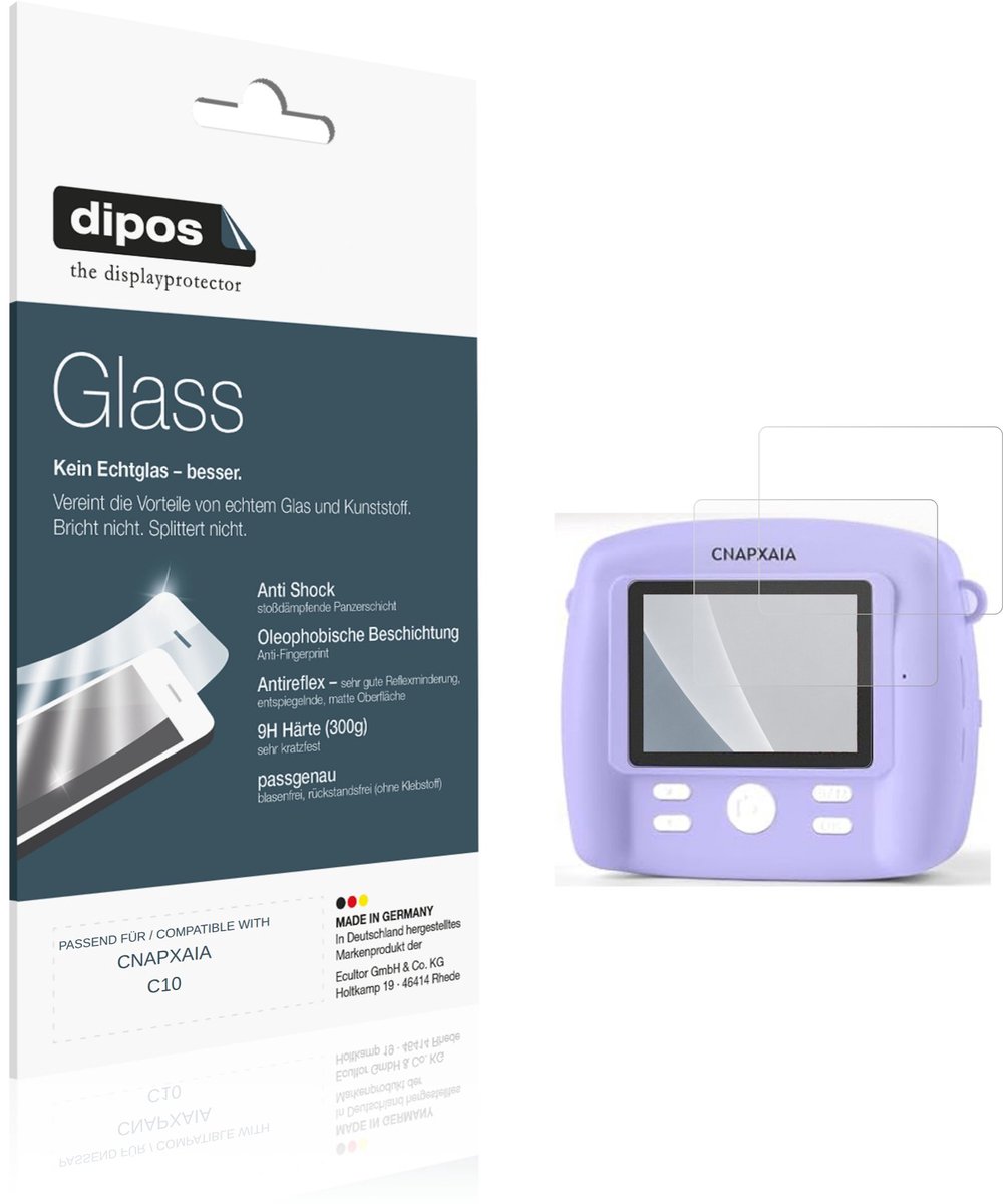 dipos – 2x Matte Pantserfolie geschikt voor CNAPXAIA C10 | 9H Screenprotector