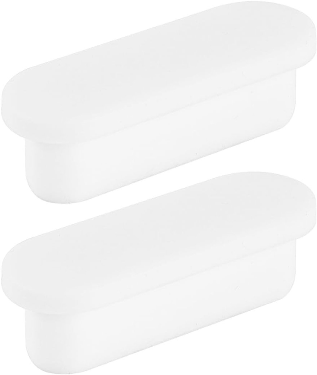 Siliconen lange ovale gootsteenstop voor lekkagepreventie - 2 stuks vervangende pakkingen voor keuken en badkamer wastafels