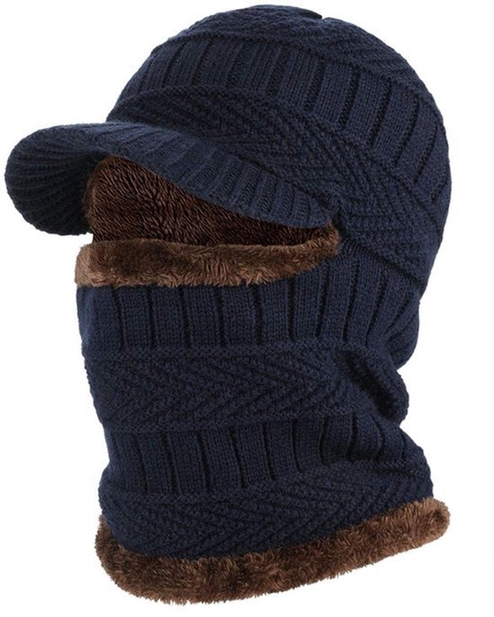 Allecto Winterjas Uniseks Warm ski-gezichtsmasker Flexibele Zwart