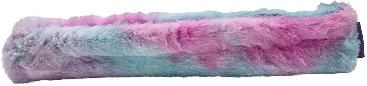 Guardog - Schaatshoes Kunstschaatsen Fuzzies - Roze/turqoise/paars