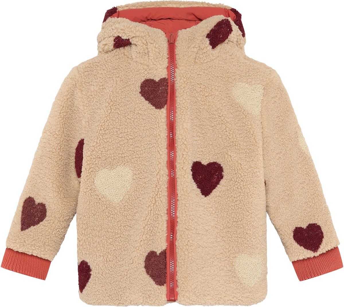 Noppies Jas - Reversible - Dusty Cedar - Maat 98