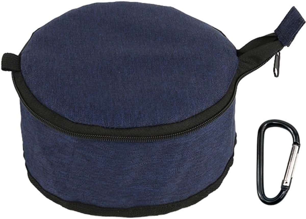 Dailygoods- Opvouwbare Hondenkom 1,5L - Antislip - Karabijnhaak - Gemakkelijk Schoon te Maken - Ideaal voor Buitenshuis - Compact en Lichtgewicht - Hondenbak