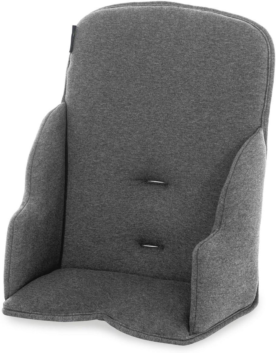 Kinderstoel Kussen - Zitverkleiner Baby - Comfortabel Zitten - Hoge Steun - 15 x 30 x 36 cm - Donkergrijs