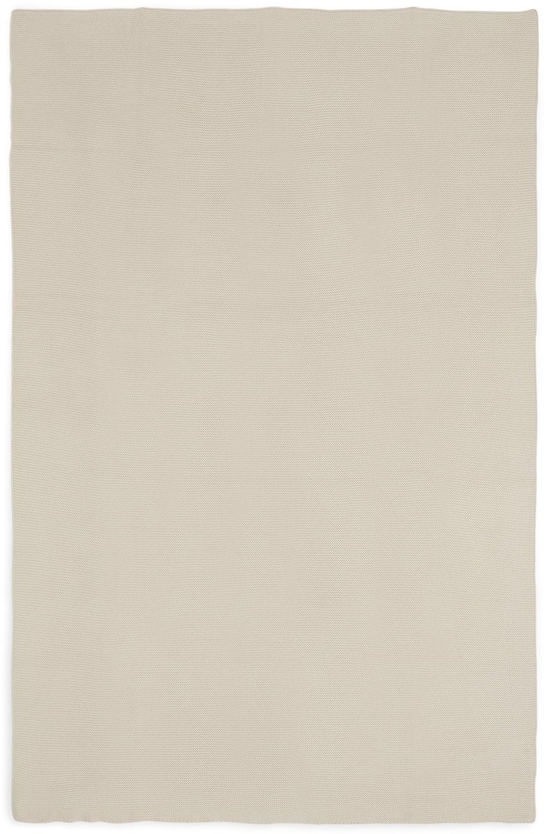 Deken Basic Knit 100x150cm - Nougat